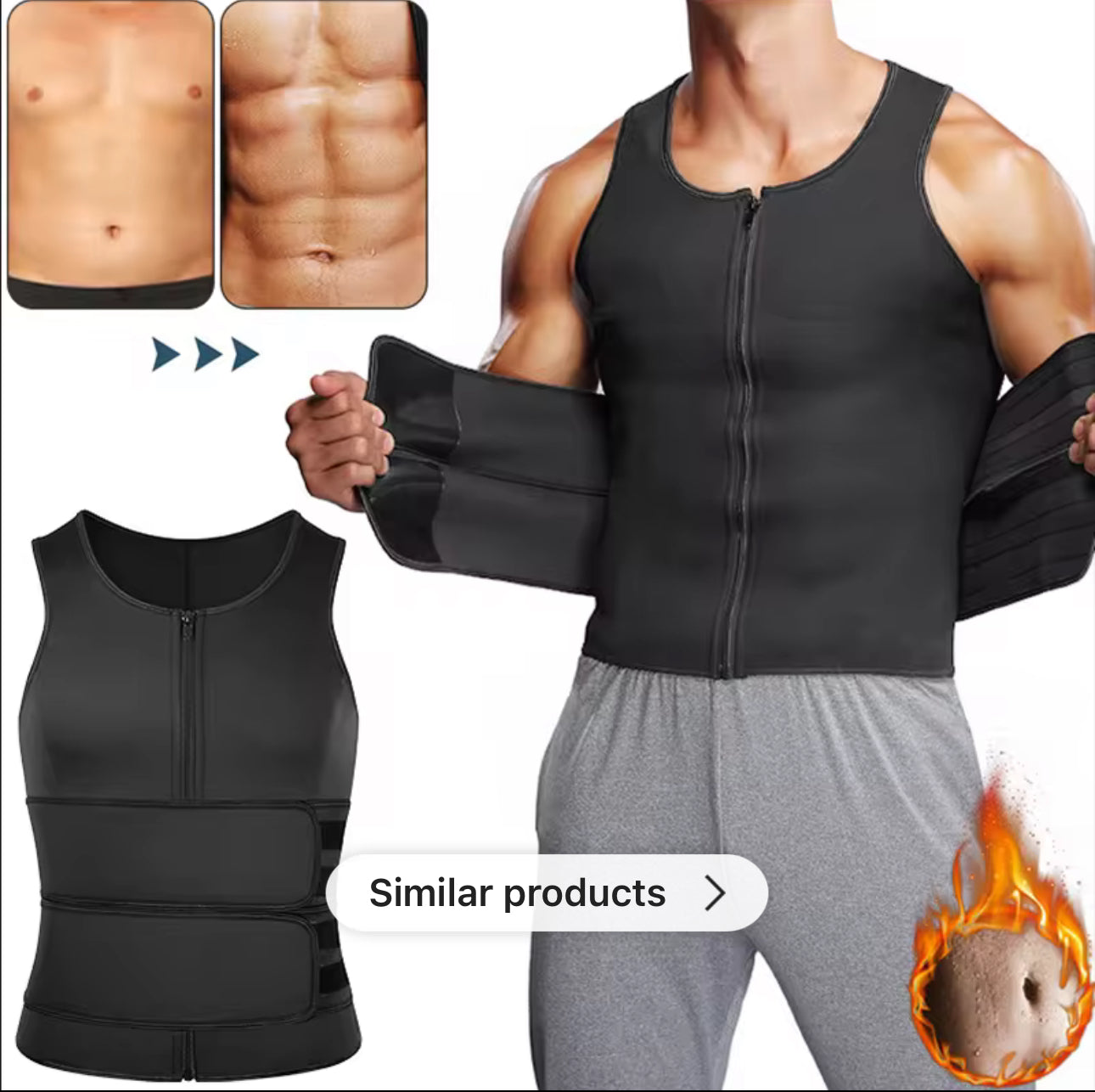 Men Honey Sweat Vest